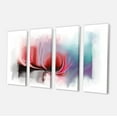 thumbnail image 2 of Illustration de Fleurs Abstraites Rouges - Art Mural Floral Extra Grand, 2 of 3