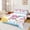 White Blue 03, variant on Feelyou Pink Waffle Baseball Queen Sheets for Kids, Ice Cream Drip Sport Queen Sheet Sets, 4pcs, 1 Flat Sheet, 1 Fitted Sheet and 2 Pillowcases
