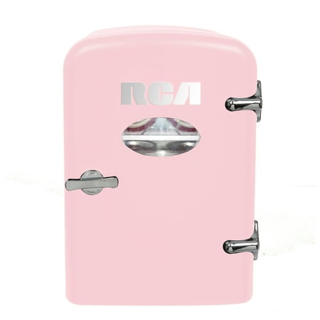 RCA Portable Retro 6-can Mini Fridge RMIS129, (Best Selling Refrigerator In Usa)