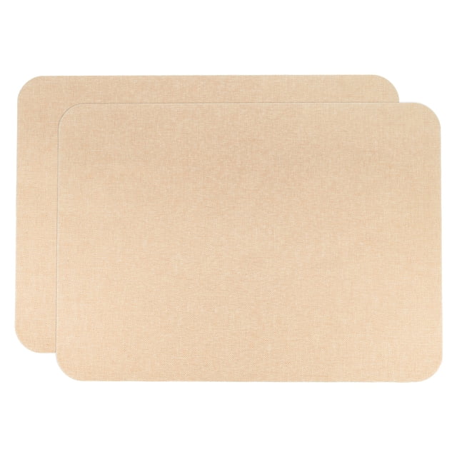 Uxcell Patchs en Tissu de Lin Auto-Adhésifs Ruban de Réparation en Fin Lin pour Canapé en Lin Rembourrage Meubles Oreiller Vêtements Beige 2 Pcs