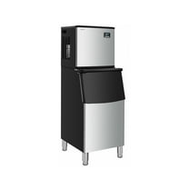 GVN Ice Makers, Kitchen Ice Machine, 353LBS/24H Split Commercial Ice Maker with 198 LBS Storage Bin