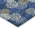 thumbnail image 4 of Addison Rugs Chantille Indoor/Outdoor Transitional Circles Navy Washable Rectangle Rug, 9' x 12', 4 of 6