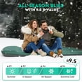 thumbnail image 4 of Self Inflating Sleeping Pad for Camping, 3'' Ultra Thick Camping Pad with Pillow, 9.5 R-Value Insulated Camping Mattress, 4-Season Inflatable Foam Camping Mat for Car, Tent, Cot, 4 of 7