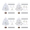 thumbnail image 6 of White Feather Suit Copper Wire Light DIY Christmas Trees, 6 of 23