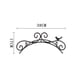 thumbnail image 2 of Manguera De Jardín Soporte De Almacenamiento De Metal Soporte De Manguera Montado En La Pared Para Patio De Césped De Jardín Cateissary HA043491-00, 2 of 6