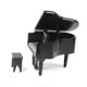 thumbnail image 3 of 1/12 Guitarra (con Estuche Y Soporte) + Piano + Micrófono (con Soporte) Instrumentos Musicales Set De Colección, Adornos De Hugo Dollhouse Miniature, 3 of 9