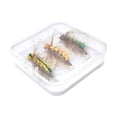 thumbnail image 2 of 3 señuelos de pesca con mosca, aparejos de regalo de espuma con caja de almacenamiento, señuelos artificiales, cebos de pesca con mosca para peces, 2 of 8