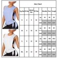 thumbnail image 3 of Ladies Solid Sleeveless Strappy Yoga Tank Top Comfy Athletic Workout Tee, 3 of 3