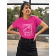 thumbnail image 2 of Touch Of Hands Techno Style T-Shirt Women -Image by Shutterstock, Female Medium, 2 of 4