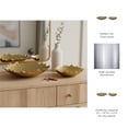 thumbnail image 5 of Decorative Honeycomb Styl Bowls for Coffee Table Decor - Elegant Centerpiece Table Decoration or Home Decor Accent - Modern Entryway Candy, Key Bowl, or Kitchen Counter - Set of 2, 4", 3", Gold, 5 of 11