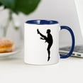 thumbnail image 3 of CafePress - Football Silhouette Mug - 11 oz Ceramic Mug - Novelty Coffee Tea Cup, 3 of 4