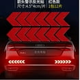thumbnail image 6 of 12PCS Big Car Night Warning Reflective Sticker Scratch Modified Electric Motorcycle Body Sticker, 6 of 8