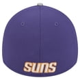 thumbnail image 4 of Men's New Era Gray/Purple Phoenix Suns Active Trim 39THIRTY Flex Hat, 4 of 6