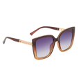 thumbnail image 4 of Gafas de Sol de Ojo de Gato de Moda Retro para Mujer Gafas de Diseñador UV400 Gafas - Marrón amarillo + gris 58x60mm SM SunniMix Gafas de sol con montura Cat Eye para mujer, 4 of 8