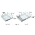 thumbnail image 3 of Aihimol Expandable Drawer Organiser, 3 Sizes Of Desktop Drawer Organisers For Cosmetics, Jewellery And Cutlery In The Bedroom, Dresser, Office And Kitchen (white), 3 of 7