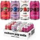 thumbnail image 1 of Culture Pop Soda Sparkling Probiotic Drink, Vegan Soda for Gut Health, Non-GMO, GF, No Added Sugar, 12 Pack, 12 Fl Oz Cans, Jazzy & Juicy Variety Pack, 1 of 5