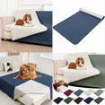 thumbnail image 6 of Pet Blanket Washable Dog Bed Cover for Furniture Protector Indoor Use Couch Sofa Mat Cats Puppy Small Medium Large Breeds, 90.16X29.92 inch, Dark Blue, 6 of 9