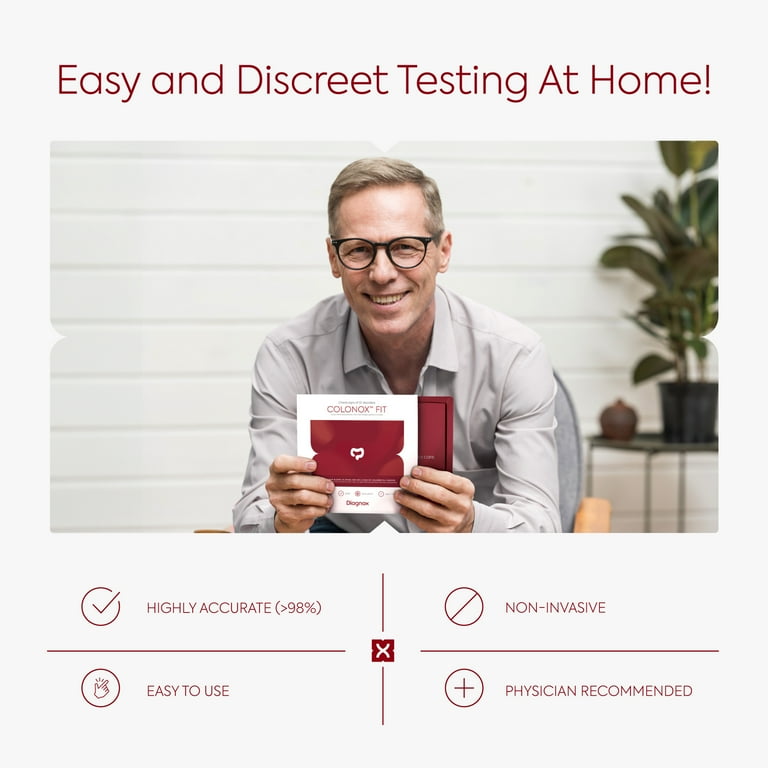 COLONOX FIT Colon Cancer Screening Test Kit – Easy to Use