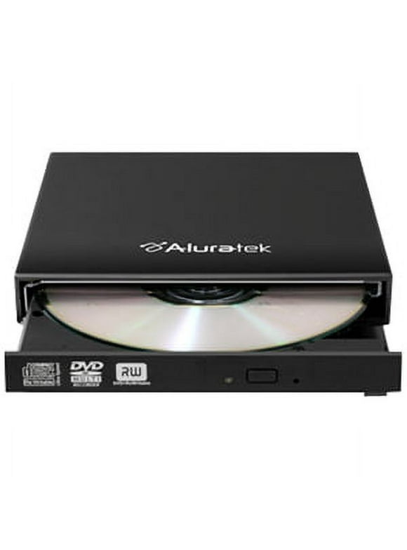 Aluratek AEOD100F 8x DVD - Double-layer - DVD-RAM/R/RW - 8x 8x (DVD) - 24x 24x (CD) - USB - External