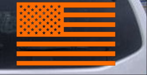 2X AMERICAN FLAG MILITARY MARINES DECAL STICKER USA MADE TRUCK VEHICLE WINDOW