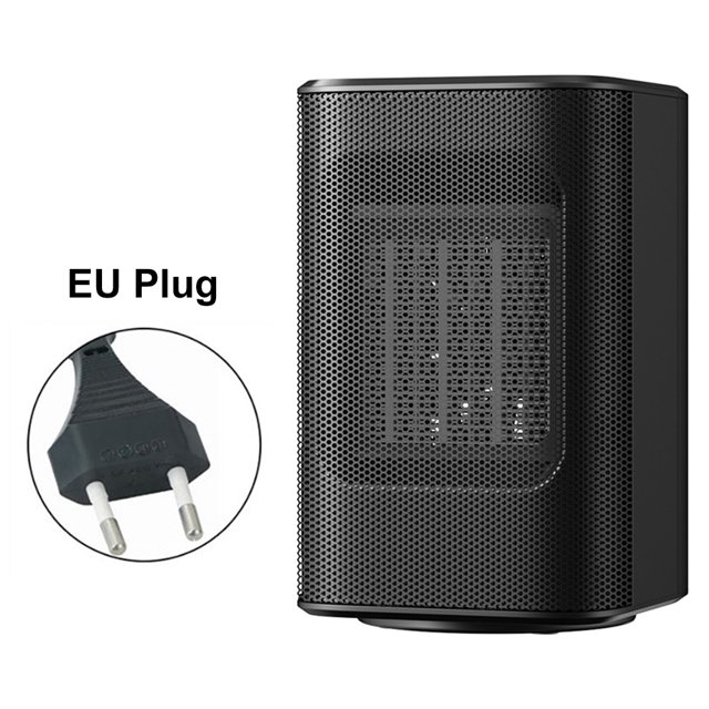 Calentador eléctrico portátil 2 en 1 de 1000W calentador de aire Wdftyju de sobremesa de 3 velocidades PTC calentamiento rápido para el hogar y la Oficina