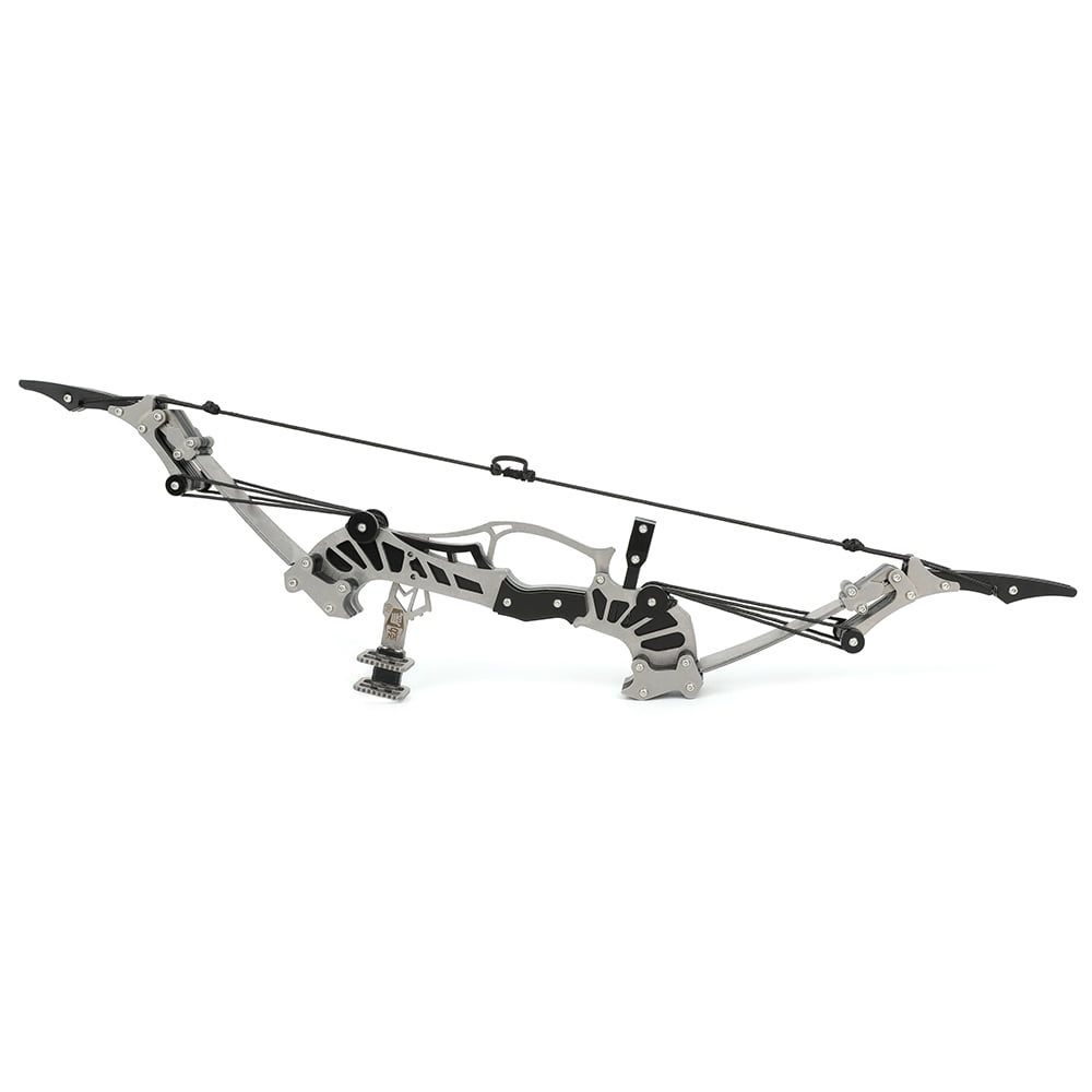 Falcon Mini Compound Bow, 16 lbs Draw Weight, Stainless Steel & Carbon Fiber, 41.8cm Compact Hunting Bow, 40-50m Range, Lever Principle, Mechanical Sight, D-Loop, Standard & Play Versions