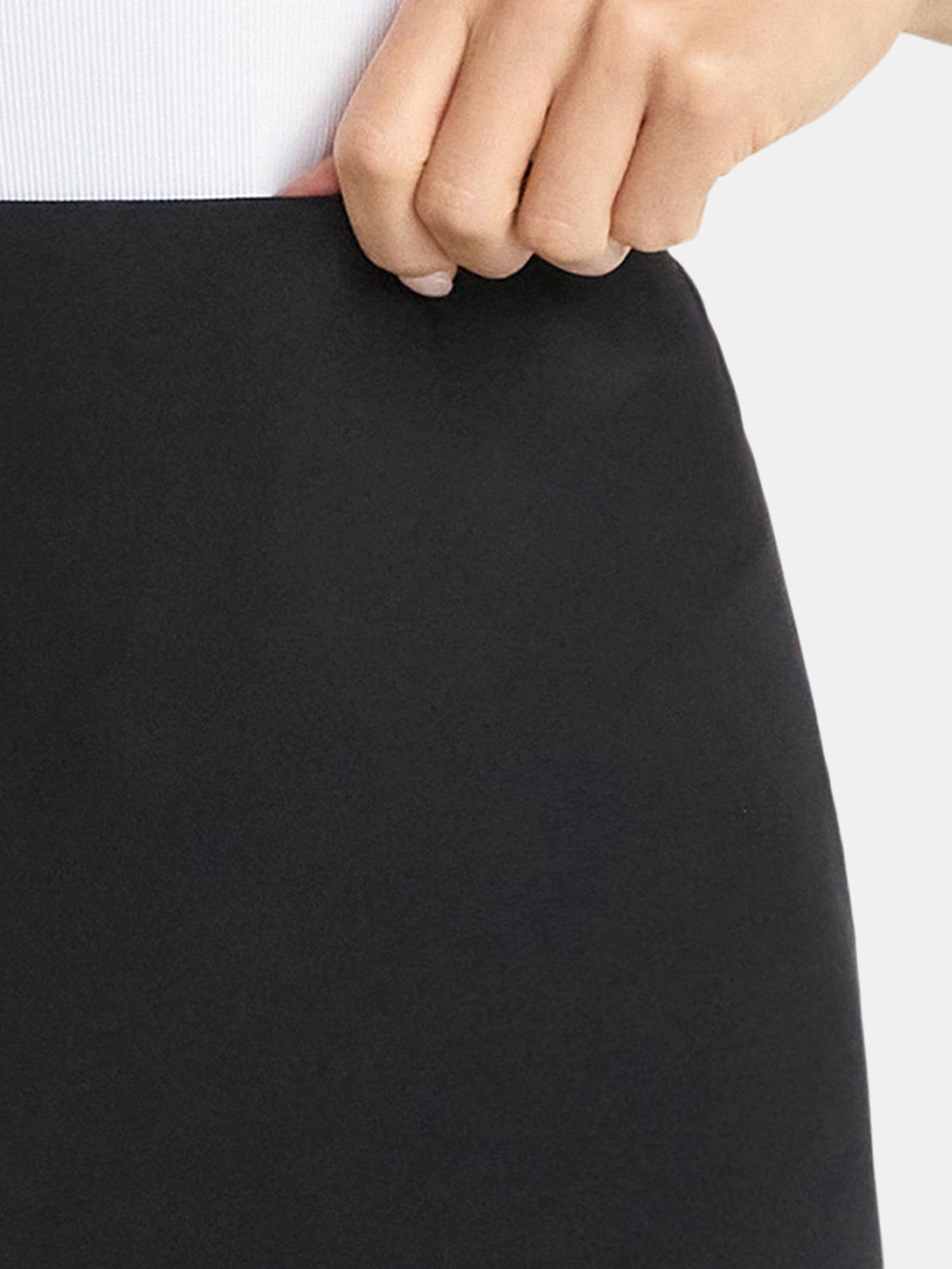 Time and Tru Women's Midi Pull On Slip Skirt, Sizes XS-XXXL