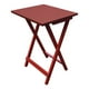 thumbnail image 1 of Mesa Plegable Hogare de Madera Roja, 1 of 7
