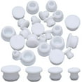 thumbnail image 1 of 32 tapones de silicona blancos de 4 tamaños para saleros y pimenteros de 9/32, 29/64, 25/64 y 9/16 pulgadas, tapones de repuesto para botellas, tapones redondos reutilizables., 1 of 9