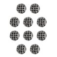 thumbnail image 2 of Qarigey de cuentas, para el tobillo, espaciador de cuentas decorativas, fabricación de joyas DIY, encontrar artesanía hecha a Plata Negro 8mm 10piezas, 2 of 6