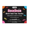 thumbnail image 2 of Sock Snob - Pretty Womens 6 Pair Pack Socks Happy Colourful Kind Funny Socks, 2 of 2