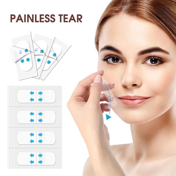 Face Tape, Face Lift Tape Invisible, Secret Makeup Tape for Double Chin, Face Lift Tapes and Bands for Jowls, Instant Face Lifting Sticker for Saggy Skin, Cosmetic Neck Tape