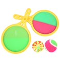Children Stick Target Racket 2 in 1 Sucker Ball Set Handle Parentchild