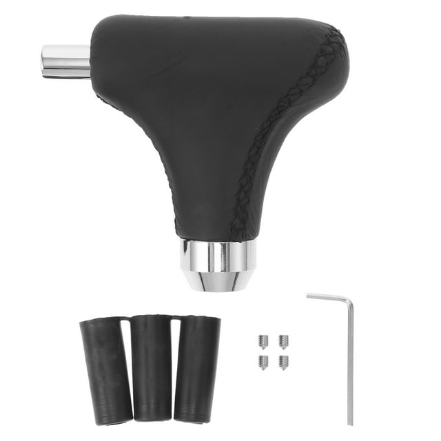 MasteelfCA Universal Car Gear Knob PU Leather Gear Stick Knob for Automatic Transmission Car Auto Accessory
