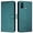 YB04, variant on Keep Smile Embossed PU Leather Wallet Case for TECNO SPARK 6 GO/SPARK GO 2020/SPARK GO 2021, RFID Blocking, Card Holder, Kickstand, Magnetic Closure.Green