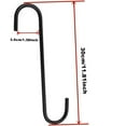 ZBFJINX Extra Large 12 Inch S Hooks For Hanging S Shaped Hook Heavy