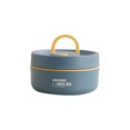 thumbnail image 2 of Thermal Insulated Lunch Box for Adults Portable Bento Box Leakproof Stainless Steel Food Container Stackable Lunch Container with Utensils 1 Pack (304 Stainless Steel), 2 of 14