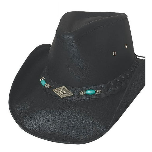 Bullhide Hats 4048Bl Down Under Collection Royston Medium Black Cowboy Hat
