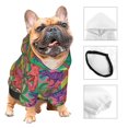 thumbnail image 3 of Balery Colorful Dinosaur Sudadera con Capucha para Perros Pequeños – Ropa para Mascotas, Disfraz para Perros y Gatos, Ideal para Fiestas y Cosplay-X-Large, 3 of 7