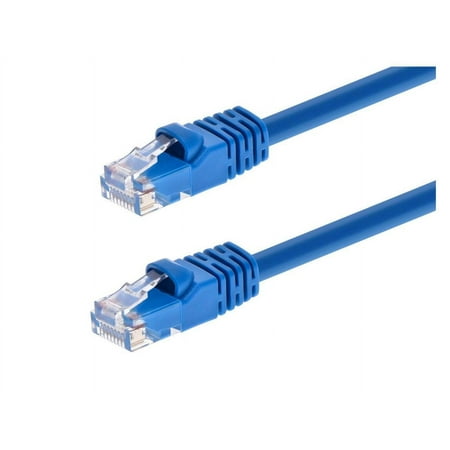 UPC: 0844660034209 | Monoprice Cat6 Ethernet Patch Cable – Network Internet Cord – RJ45  Stranded  550Mhz  UTP  Pure Bare Copper Wire  24AWG  2ft  Blue