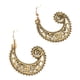 thumbnail image 1 of La Talla De Cuelga Los Pendientes étnicos De De Que La Joyería De La Manera Oro antiguo, 1 of 9