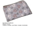 thumbnail image 7 of Guiexla Pet Blanket Soft Warm Comfortable Flannel Cat Dog Bed Blanket Cartoon Pattern Pet Sleeping Blanket for Sofa Home, 7 of 7