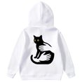 thumbnail image 3 of Jamsmile Toddler Girls Hoodies Sweatshirts Adorable Cat Print Hooded Sweatshirts Children Girls Pullover Animal Cozy Outerwear, 3 of 4