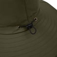 thumbnail image 3 of SAWOBUUN Solar Powered Fan Hat Wide Brim Breathable Sun Hat Fishing Beach Outdoor Hats for Men and Women, 3 of 4