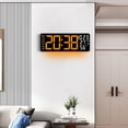 thumbnail image 6 of VBODN Clearance Alarm Clocks With Large Numbers,Smart Alarm Clocks,17.3-inch Living Room Wall Clock With Multifunctional LED Electronic Clock Large Size Alarm Clock Temperature and Humidity Clock, 6 of 6