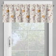 thumbnail image 2 of Ambesonne Skeleton Valance Pack of 2, Halloween Pattern Pumpkin, 42"X18", Dried Rose Pale Orange, 2 of 5