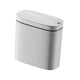 thumbnail image 2 of Basurero con sensor inteligente, cesto para basura, contenedor de basura sencillo para cocina blanco, 2 of 9