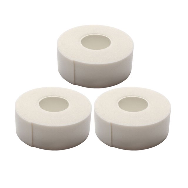3 parches aislantes para extensiones de pestañas, cintas adhesivas para mujeres (blanco)