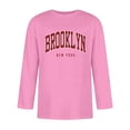 thumbnail image 3 of T-Shirts pour Hommes Manches 3/4 Col Rond Confortable Couleur Graduée Ajusté Rose Chemises & T-Shirts d'Automne pour Hommes Taille TTTTG, 3 of 4