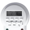thumbnail image 2 of Minuterie numérique programmable pour prises électriques, luminaires et appareils électroménagers, 2 of 4